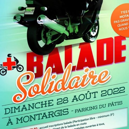 28.08.2022 – Balade solidaire Croix Rouge Française – Montargis (45)